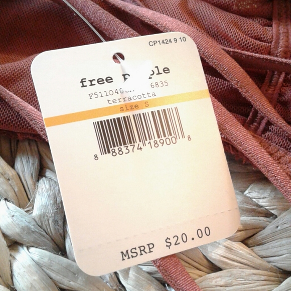 NWT Free People Essentials Lace Bandeau - Picture 7 of 7